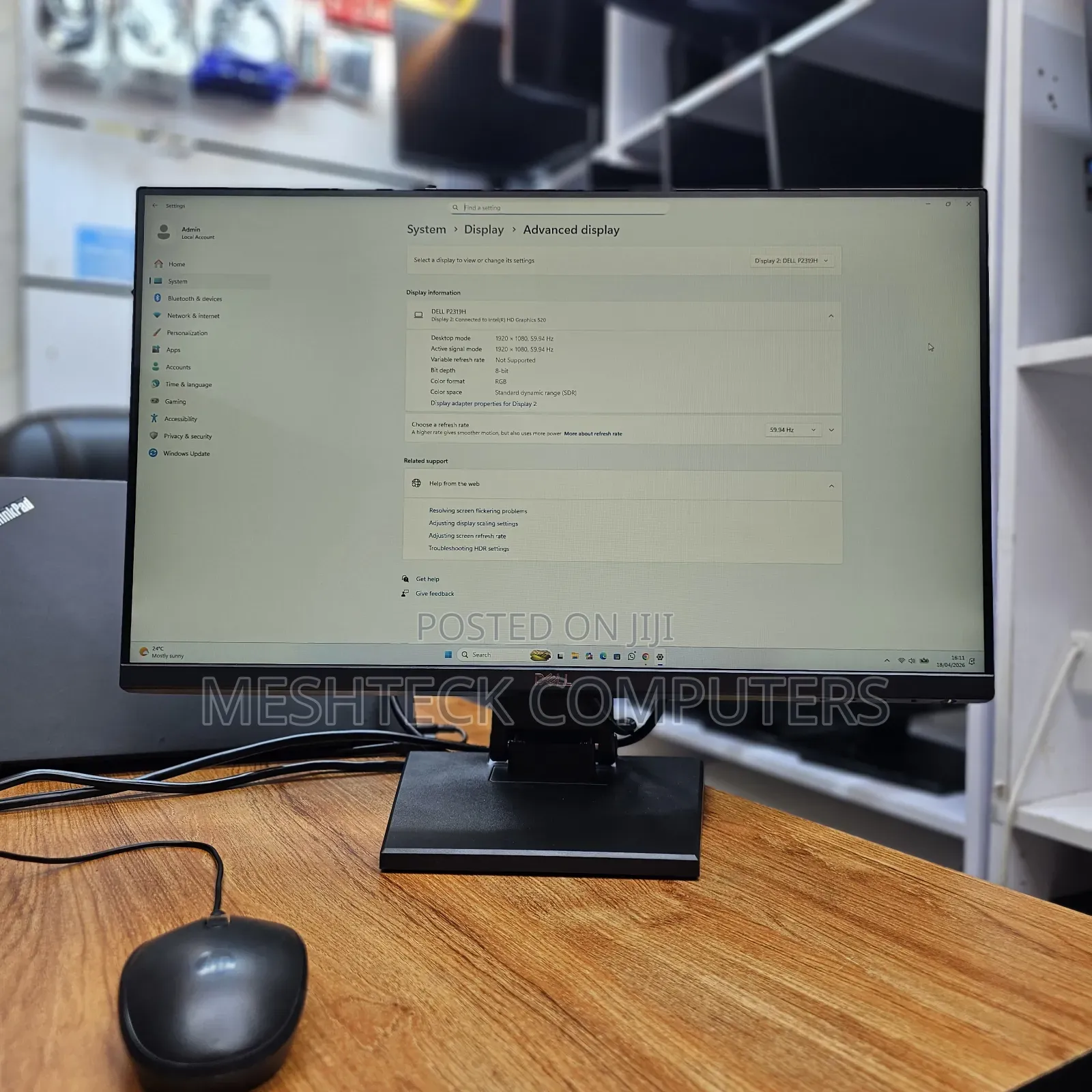 Dell P2319h 23 Inch Monitor