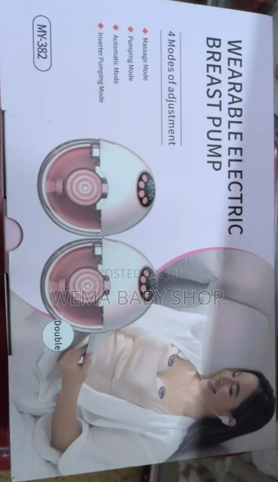 Double Silent My-382 Wearable Electric Breast Pump/Hands-Free