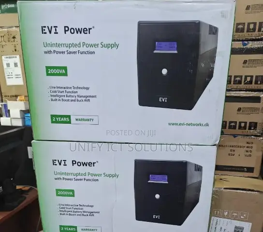 Evi 2000va / 1200w Line Interactive Ups