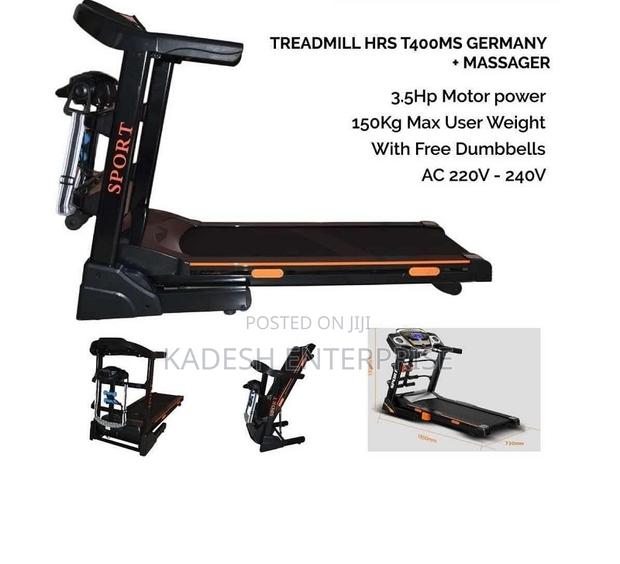 Home/Gym Treadmill Machine With Massage Belt