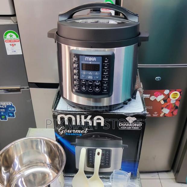 Mika 6l Electric Pressure Cooker Stainless Steel
