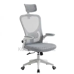 Office Chairs; Orthopedic High Backrest Seat With Fabric Headrest