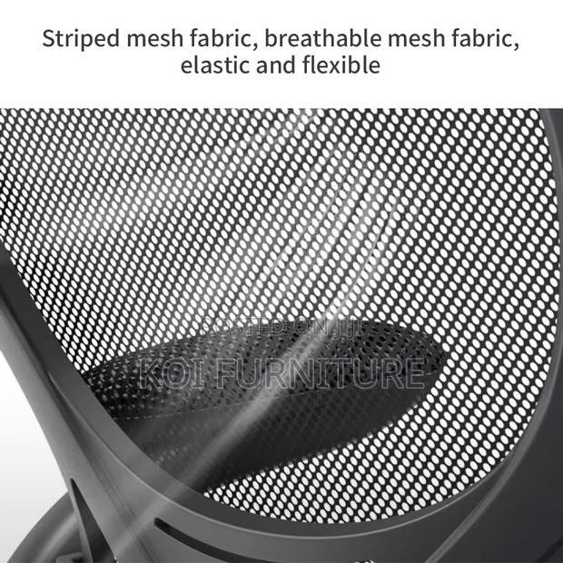 Office Chairs; Orthopedic High Backrest Seat With Fabric Headrest - thumbnail 9