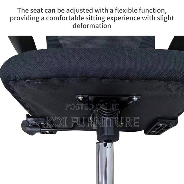 Office Chairs; Orthopedic High Backrest Seat With Fabric Headrest - thumbnail 8