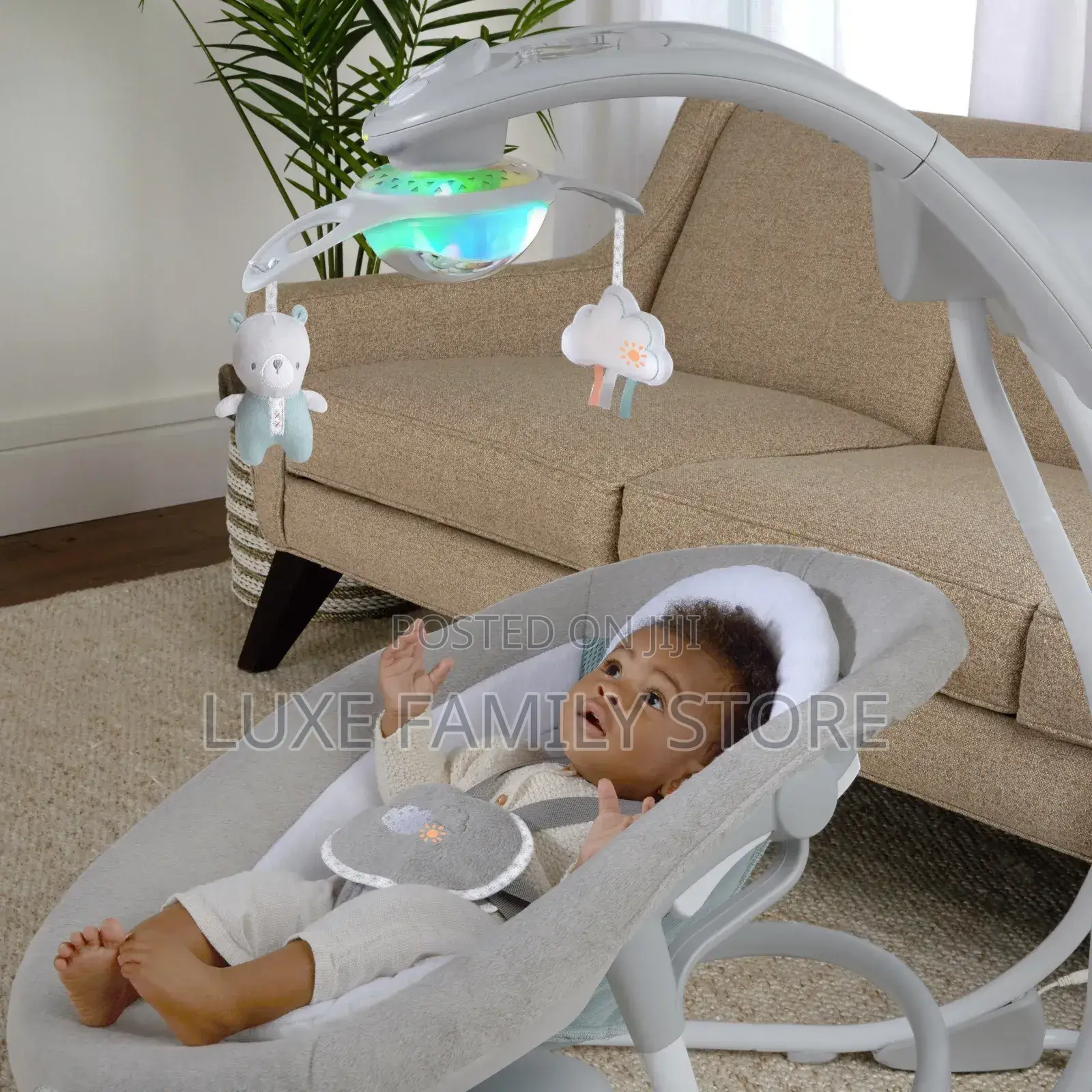 Ingenuity Dreamcomfort Inlighten Soothing Swing Rocker
