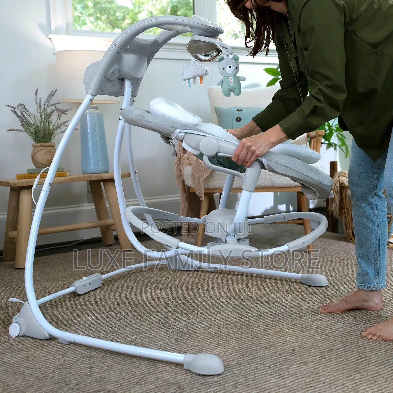 Ingenuity Dreamcomfort Inlighten Soothing Swing Rocker