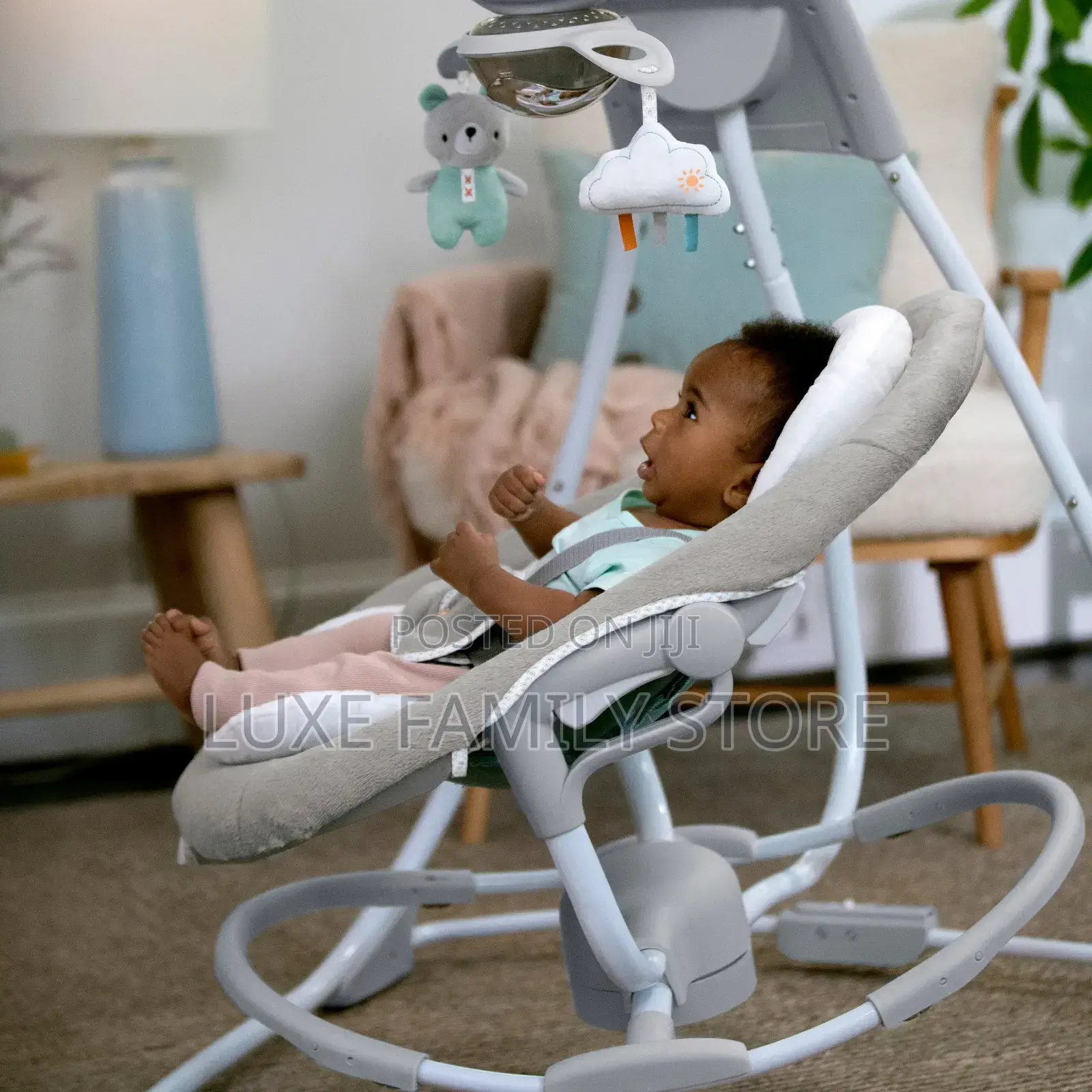 Ingenuity Dreamcomfort Inlighten Soothing Swing Rocker