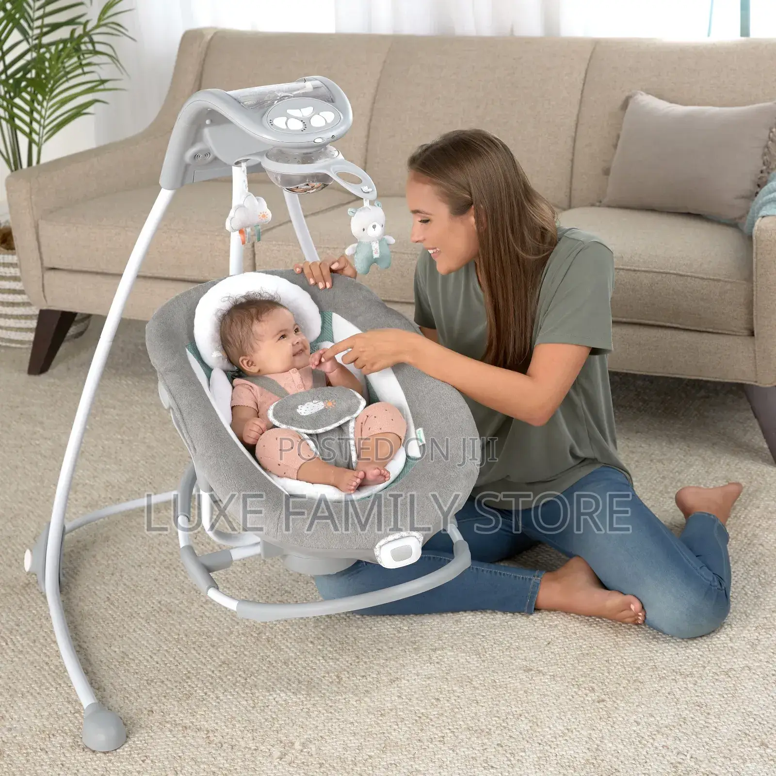 Ingenuity Dreamcomfort Inlighten Soothing Swing Rocker