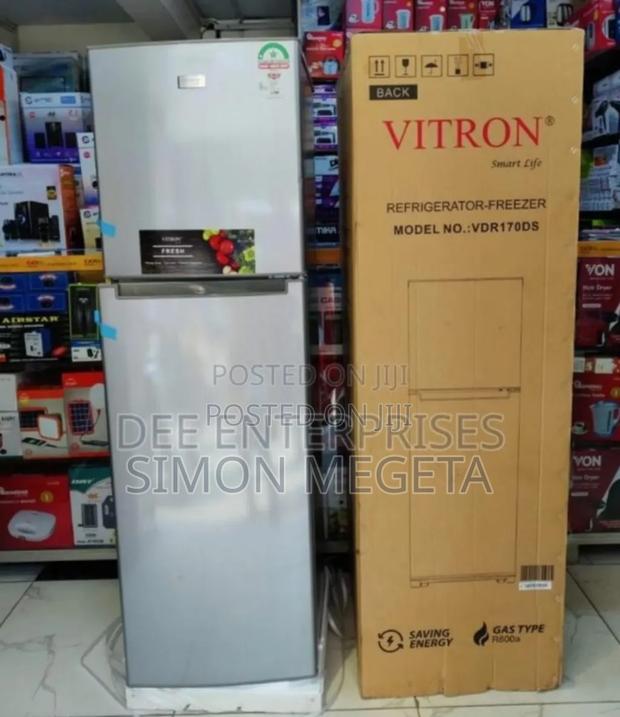 Colour Silver Vitron 170l Fridge. Double Doored