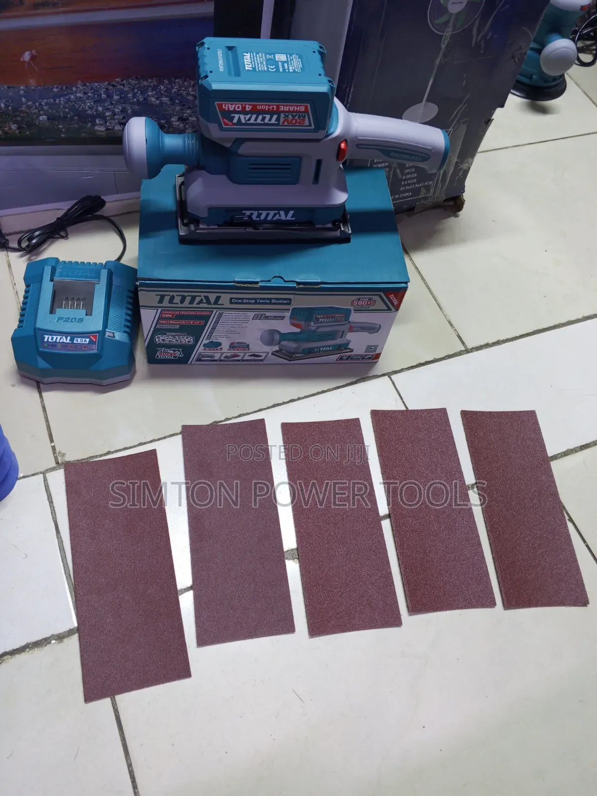 20v Cordless Total Finishing Sander