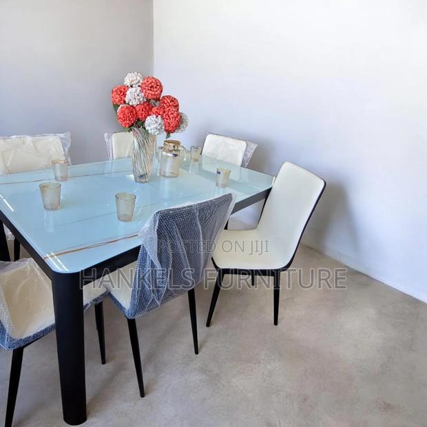 6 Seater Dining Set Durable Dining Table and Chairs