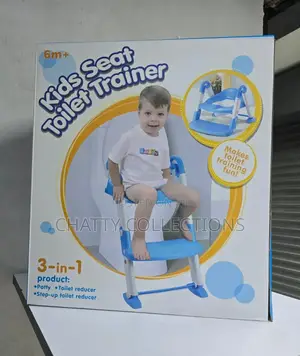 Unisex Kids Training Toilet Seat Trainer With PVC Cushion/Soft Cushion