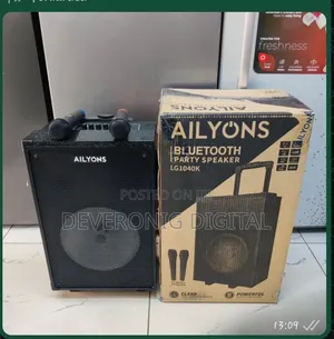 *Ailyons Portable Party Speaker 10"Inches