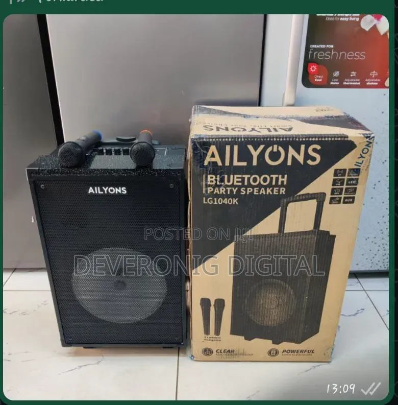 *Ailyons Portable Party Speaker 10"Inches