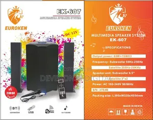 Euroken “Mtungi” 2.1 Speaker System 