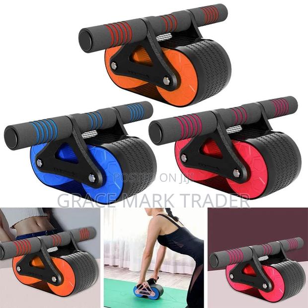 Fitness Ab Roller Coaster Wheel Automatic Rebound Belly
