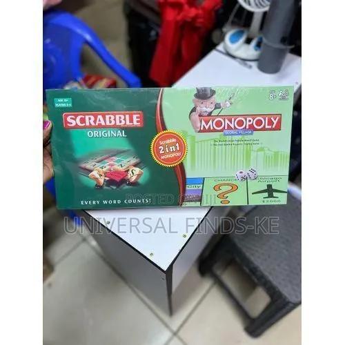 An Professional 2 in 1 Combination of Monopoly and Scrabble Board Game