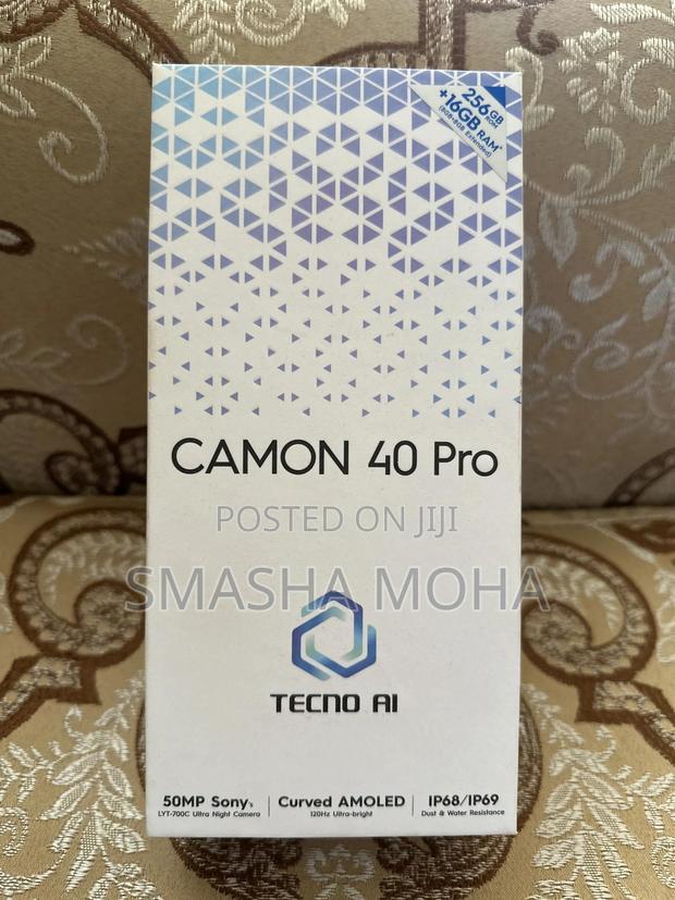 New Tecno Camon 40 Pro 4G 256 GB Gray