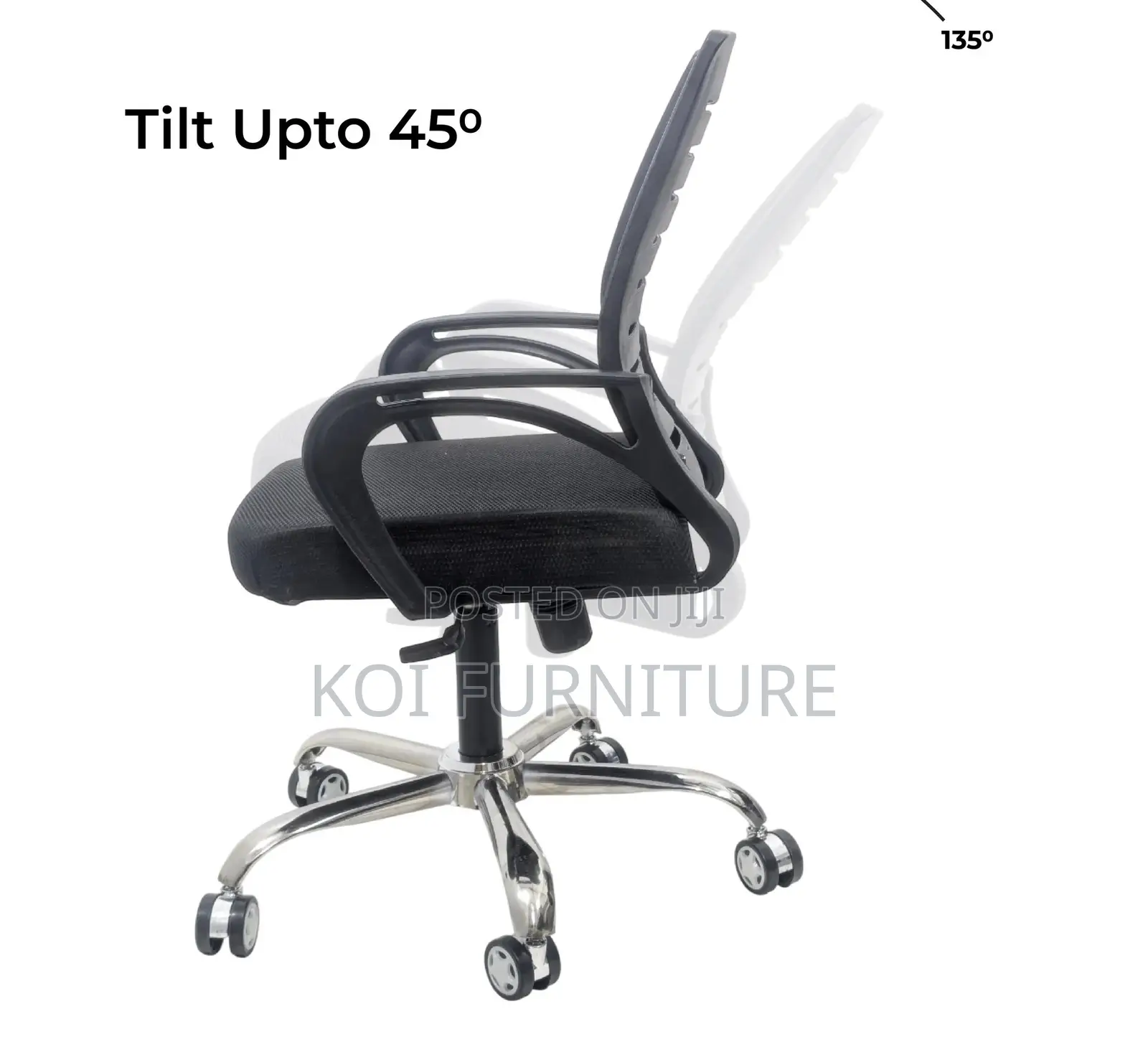 Office Chairs; Ergonomic Strong Swivel Seat With Armrests