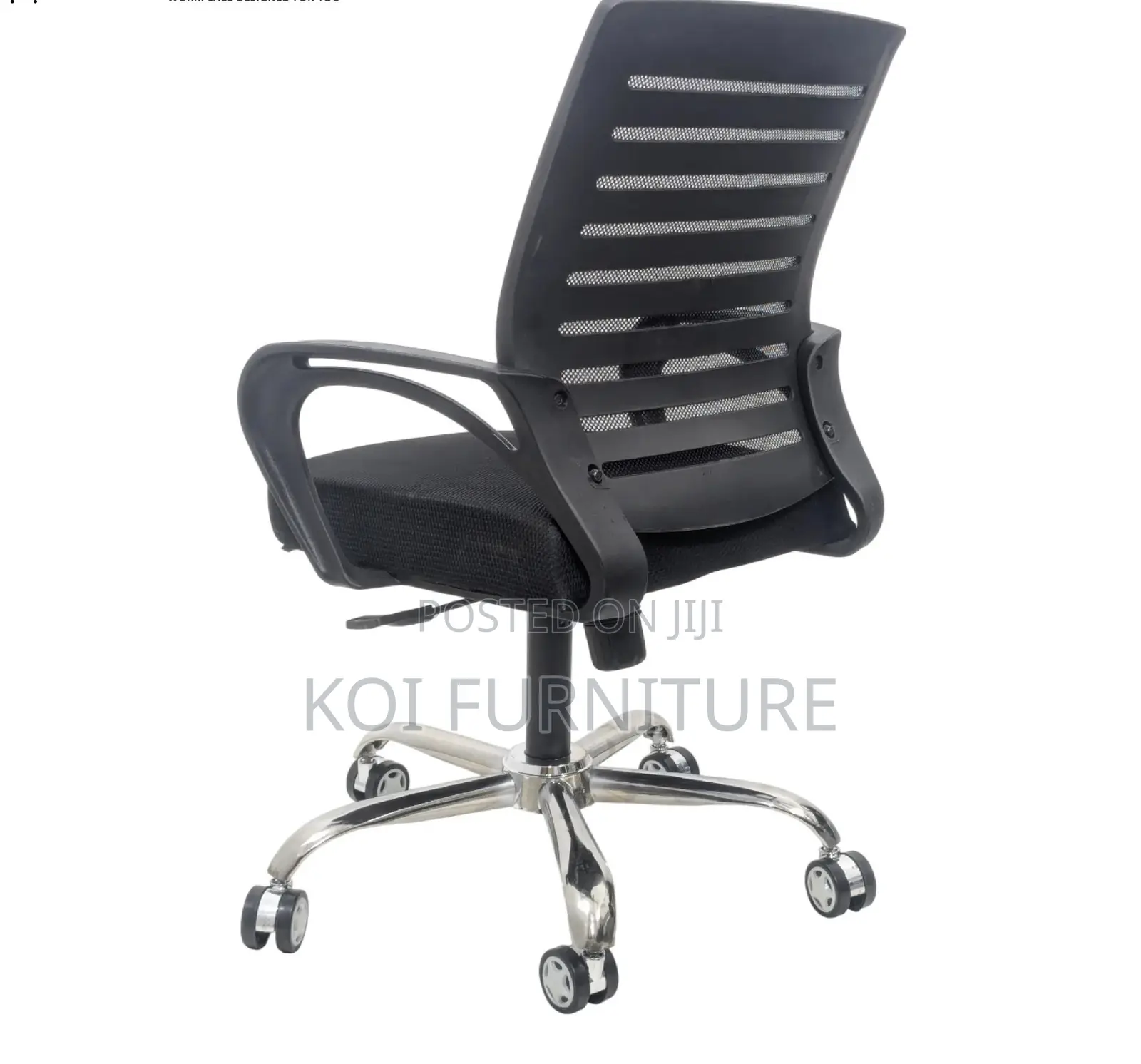 Office Chairs; Ergonomic Strong Swivel Seat With Armrests