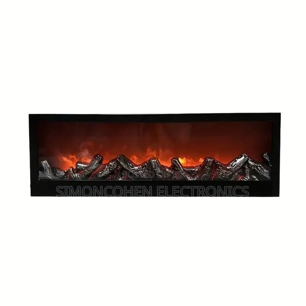 Sh-89 Big Size 100cm Led Fireplace Display Now Available in Black - thumbnail 2