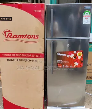 Ramtons Refrigerator 213 Litres,Smart Storage Meets Sleek Design