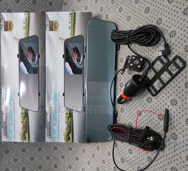 Full Hd 1080p Touch Screen Rear View Mirror Dash Cam