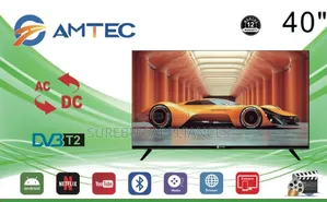 Amtec 40 Inch Ac/Dc Smart Android Tv Full Hd Bluetooth Frameless