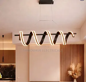 Vintage Led Spiral Chandelier Pendant Light Jh7