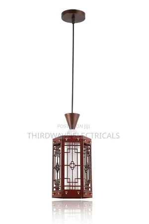 Vintage Charms Wooden Pendant Light Lg5