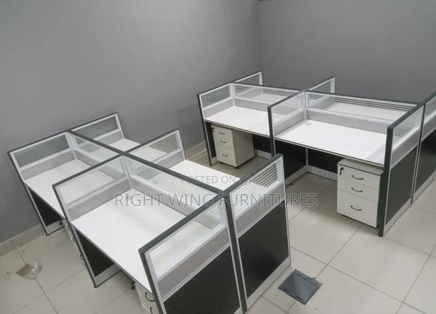 Office Furniture :Office 4way Working Station