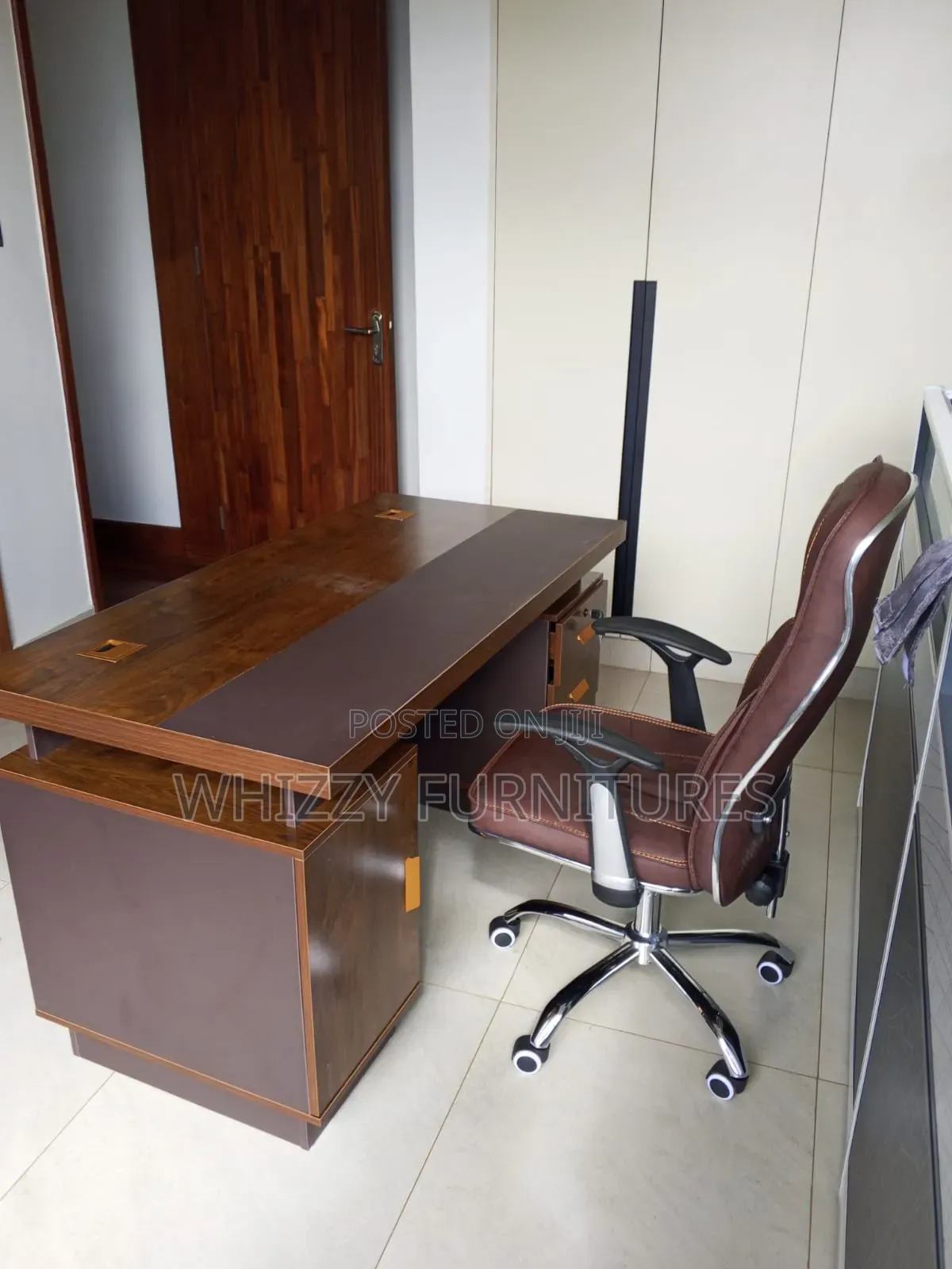 Brown Executive Office Desk