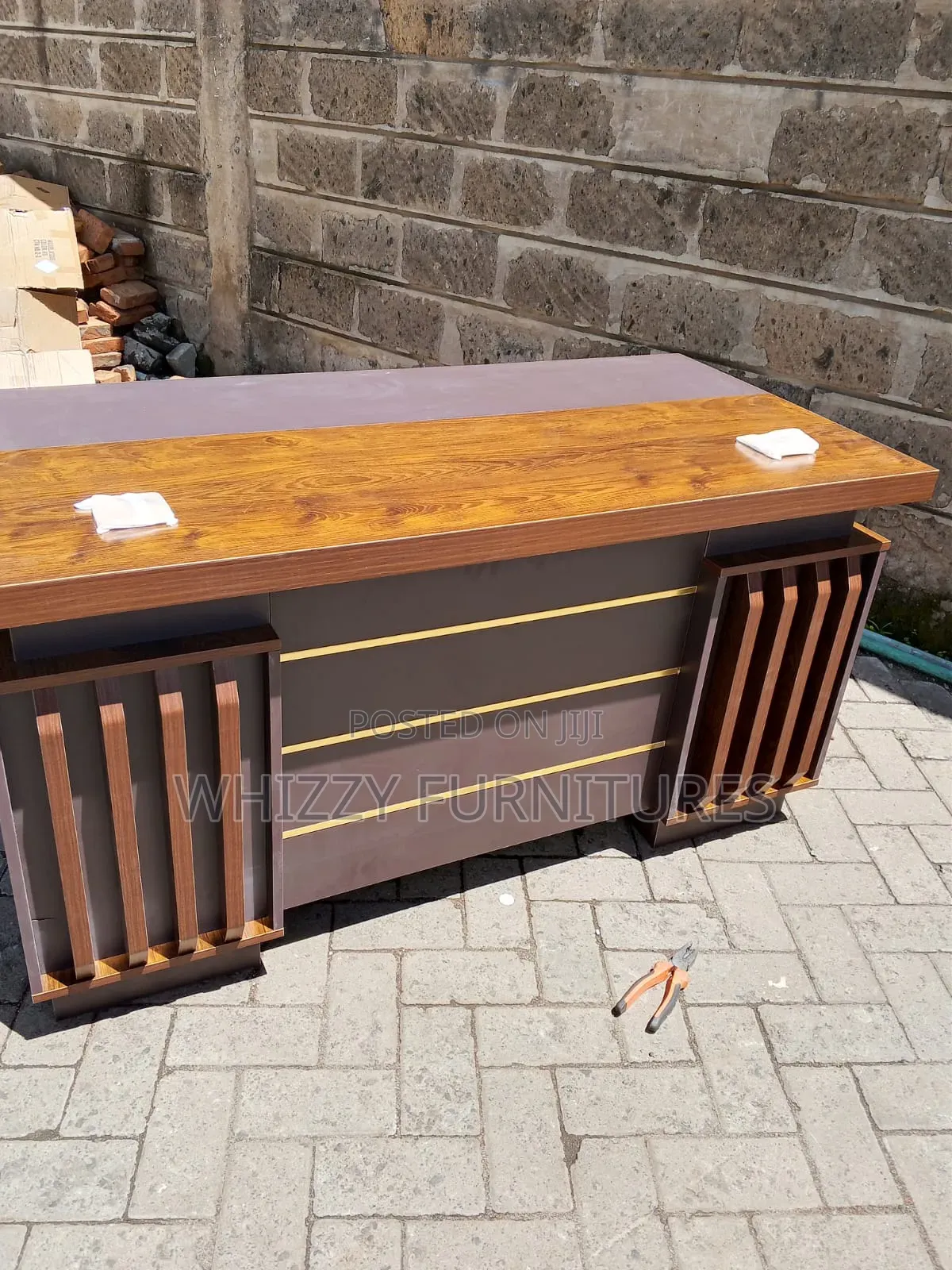 Brown Executive Office Desk
