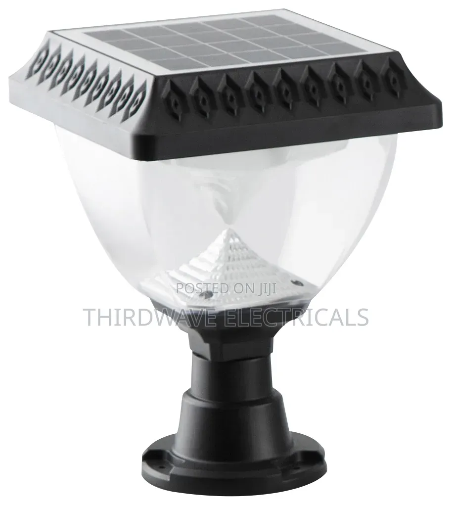 Vintage Modern Solar Garden Pillar Light Gd3