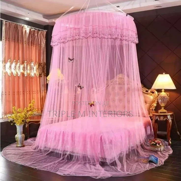 Quality Round Canopy Mosquito Net | Fresh Air Safe Sleep
