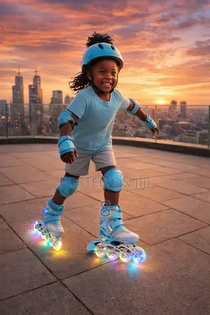 Kids Inline Skates With Smooth Wheels Full Gear