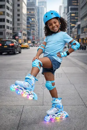 Durable Adjustable Roller Shoes for Kids