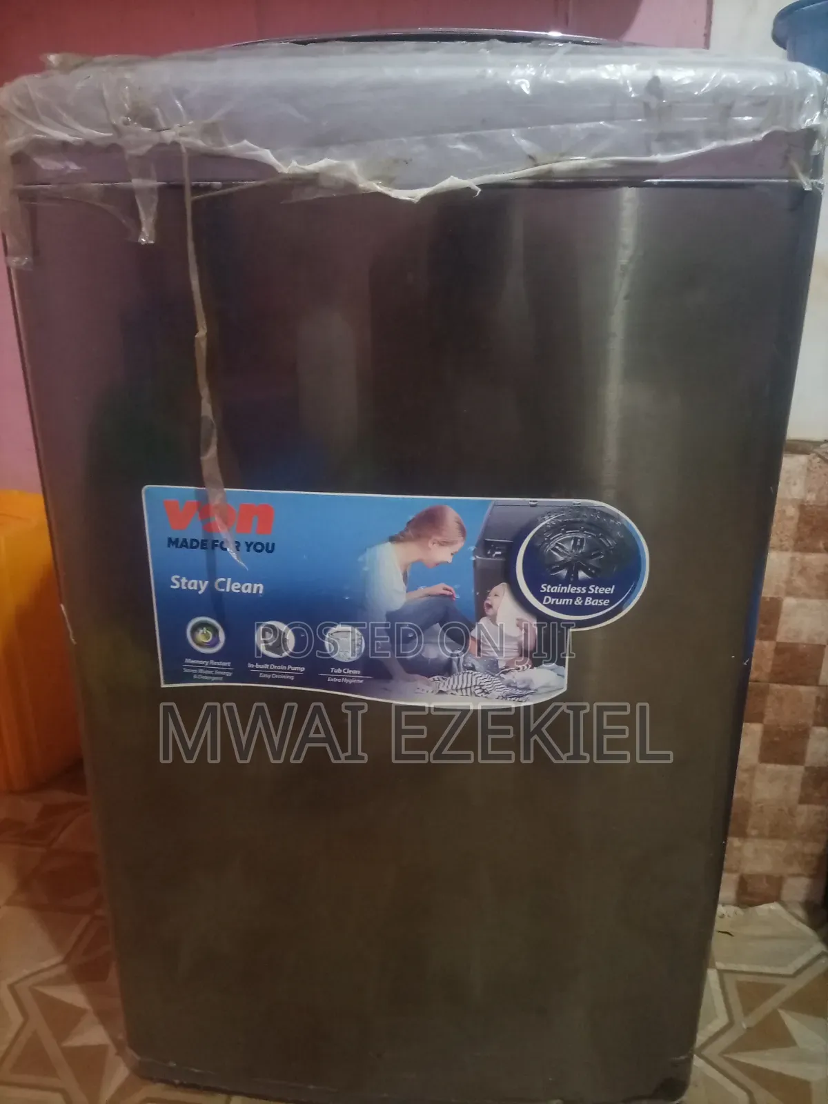 Von 7kg Top Load Automatic Washing Machine