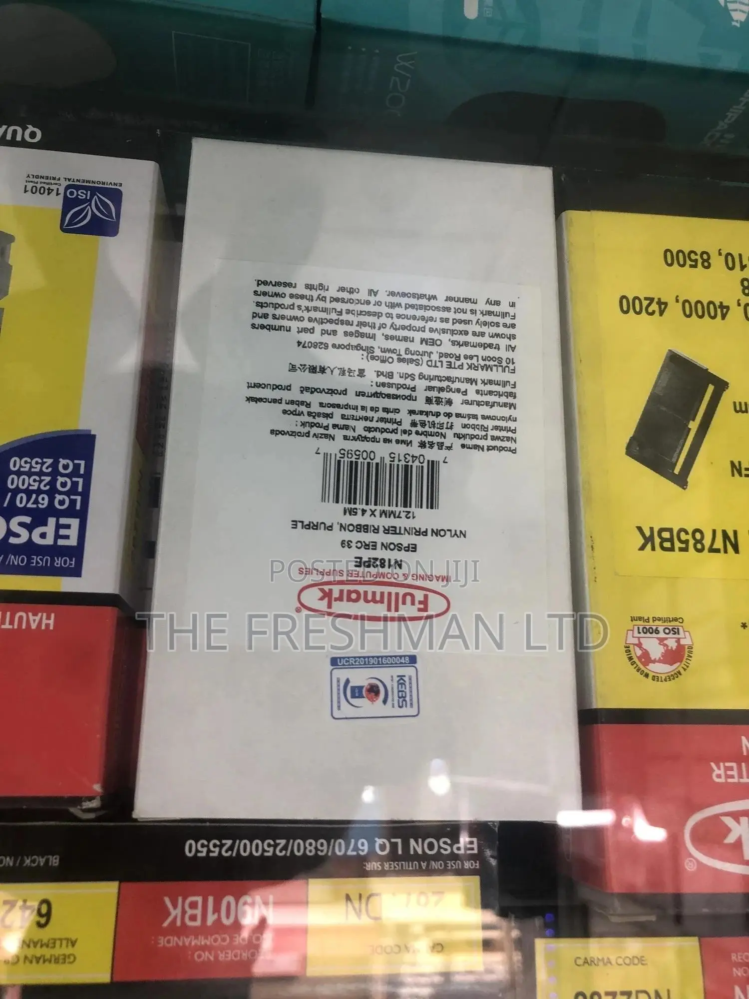 Ibm 6747 Black/Brother Ax10 /Correctable Typewriter Ribbon With Eraser