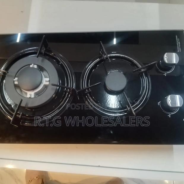 Bolesi 2 Burner Tempered Glass Inbuilt Hob