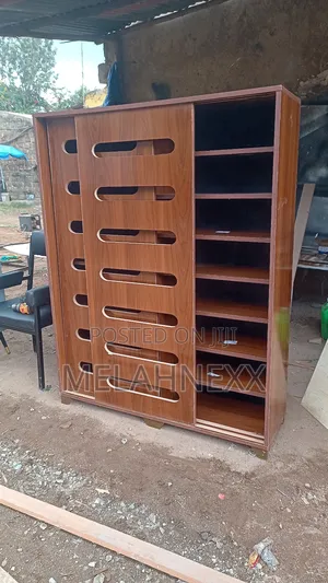 Dark Walnut Shoe Rack