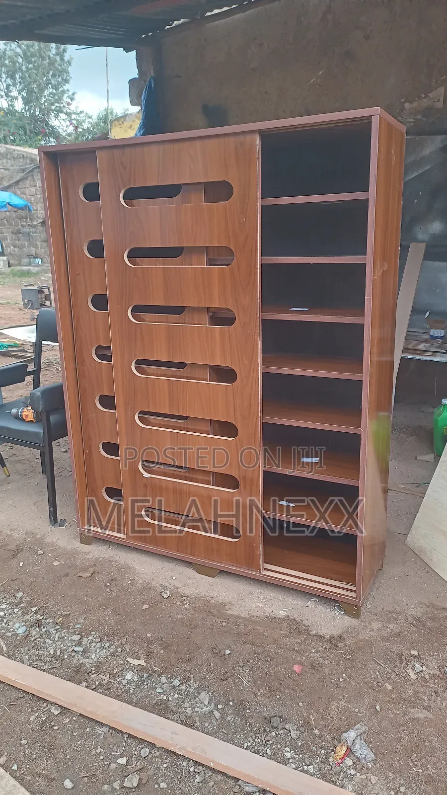 Dark Walnut Shoe Rack