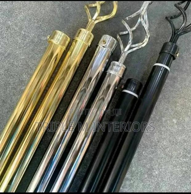 Durable Metal Extendable Rods for Curtains