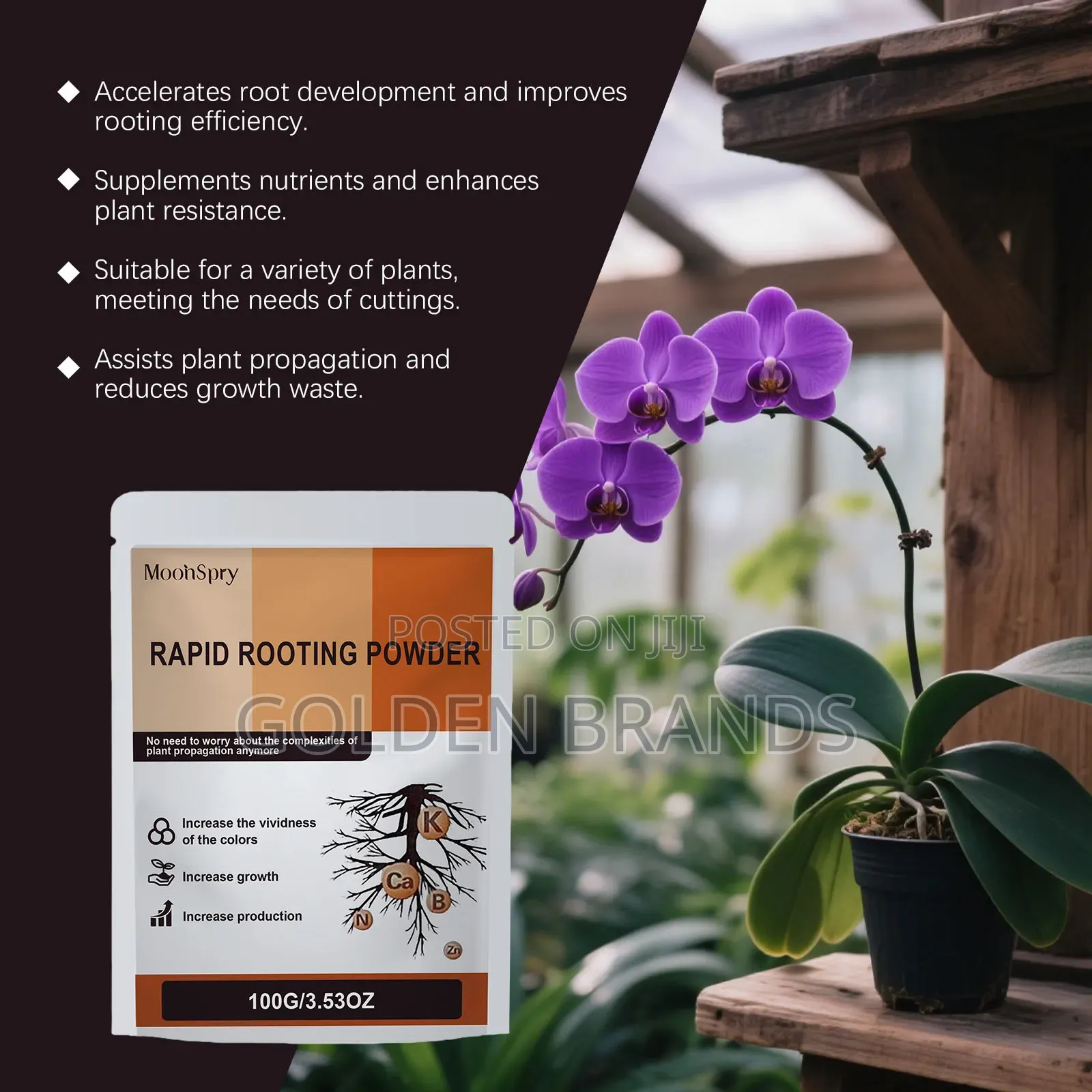 Plant Roots Faster,Plant Rooting Powder Accelerate Root Development