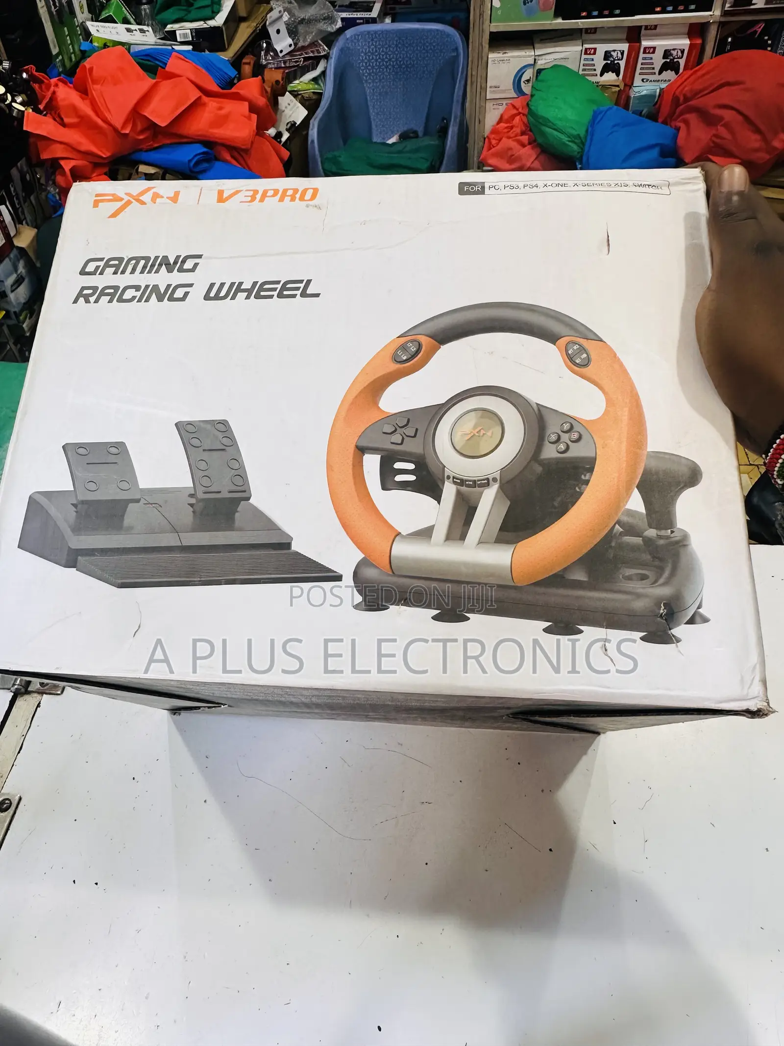 PXN V3pro Gaming Racing Wheel – Perfect for Racing Games Lovers