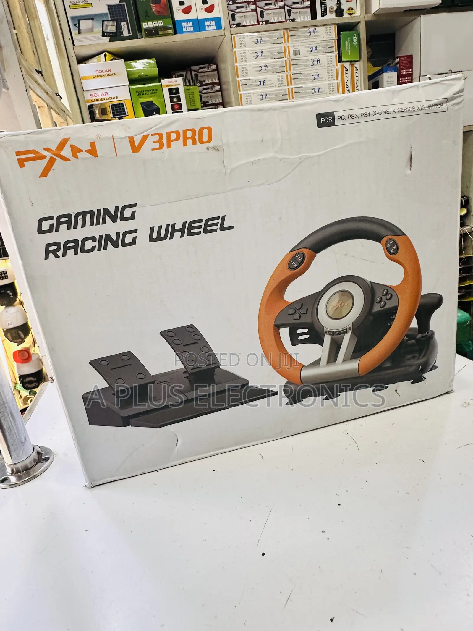PXN V3pro Gaming Racing Wheel – Smooth Control Strong Grip