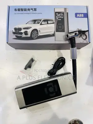 A88 Digital Tyre Inflator – Portable Air Compressor for Cars Bikes
