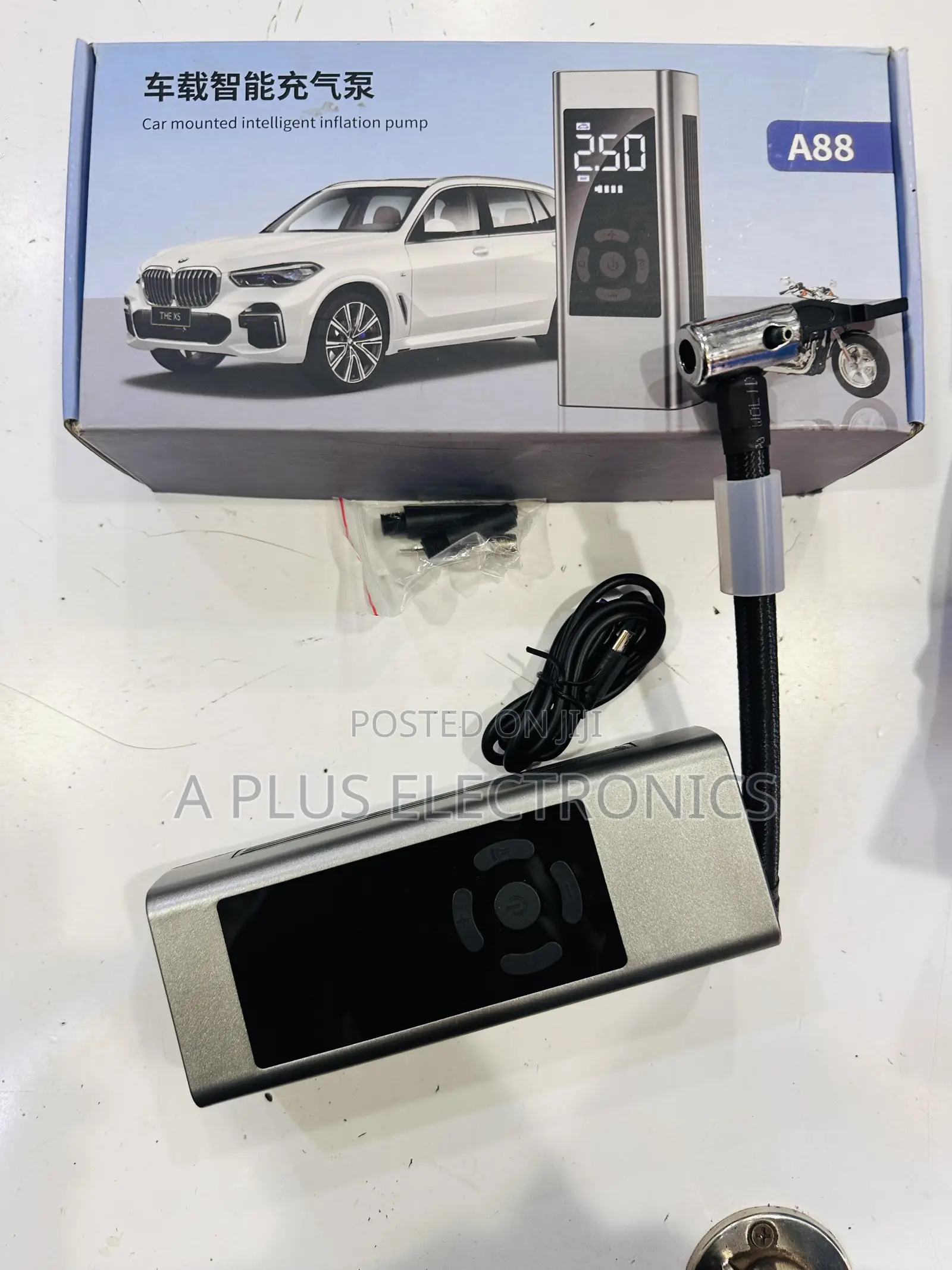 A88 Digital Tyre Inflator – Fast Accurate Air Pump With Led Display