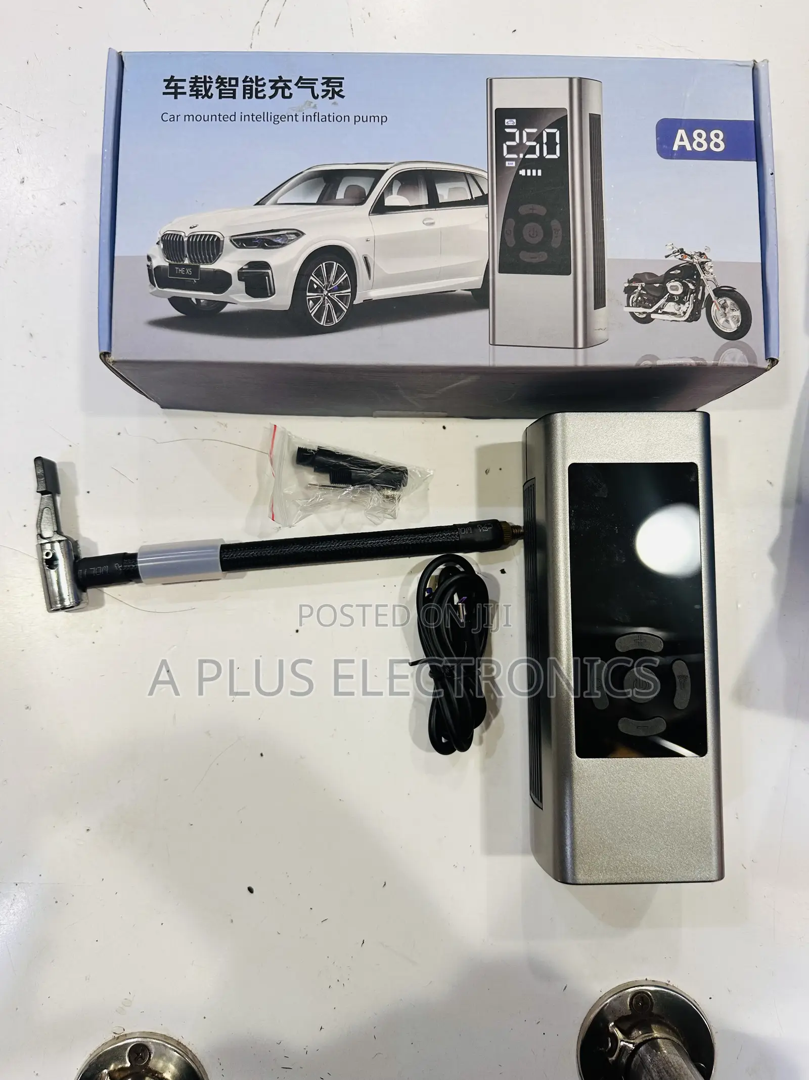 A88 Digital Tyre Inflator – Heavy Duty Portable Air Pump