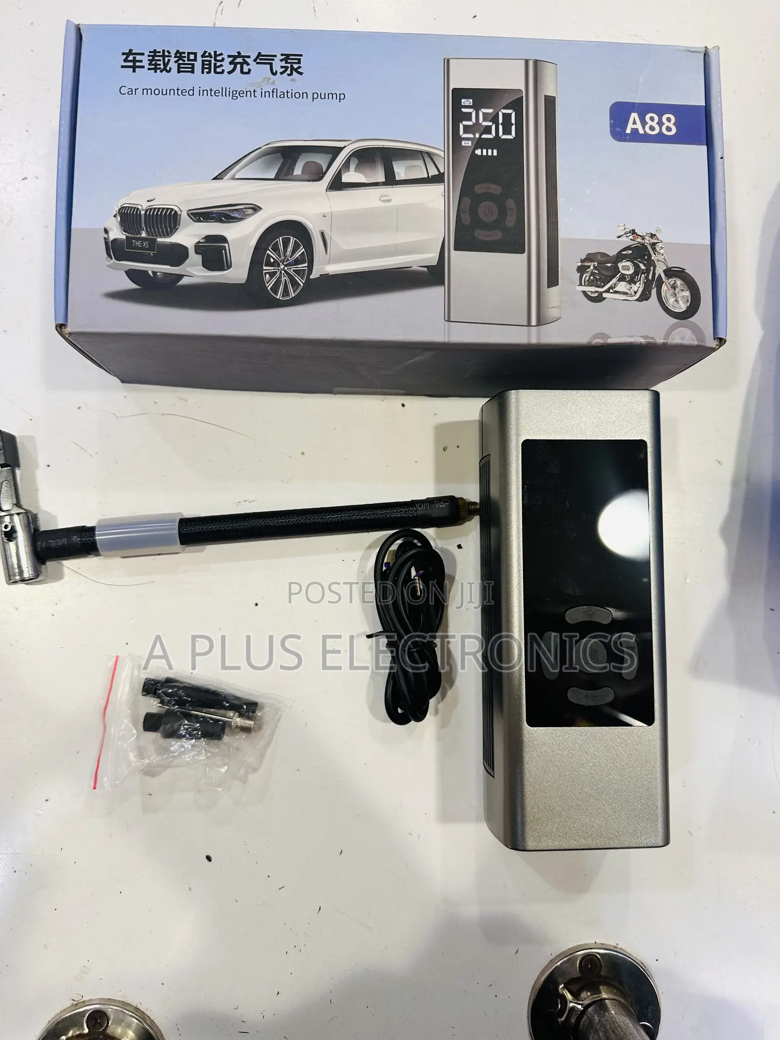 A88 Digital Tyre Inflator – Heavy Duty Portable Air Pump